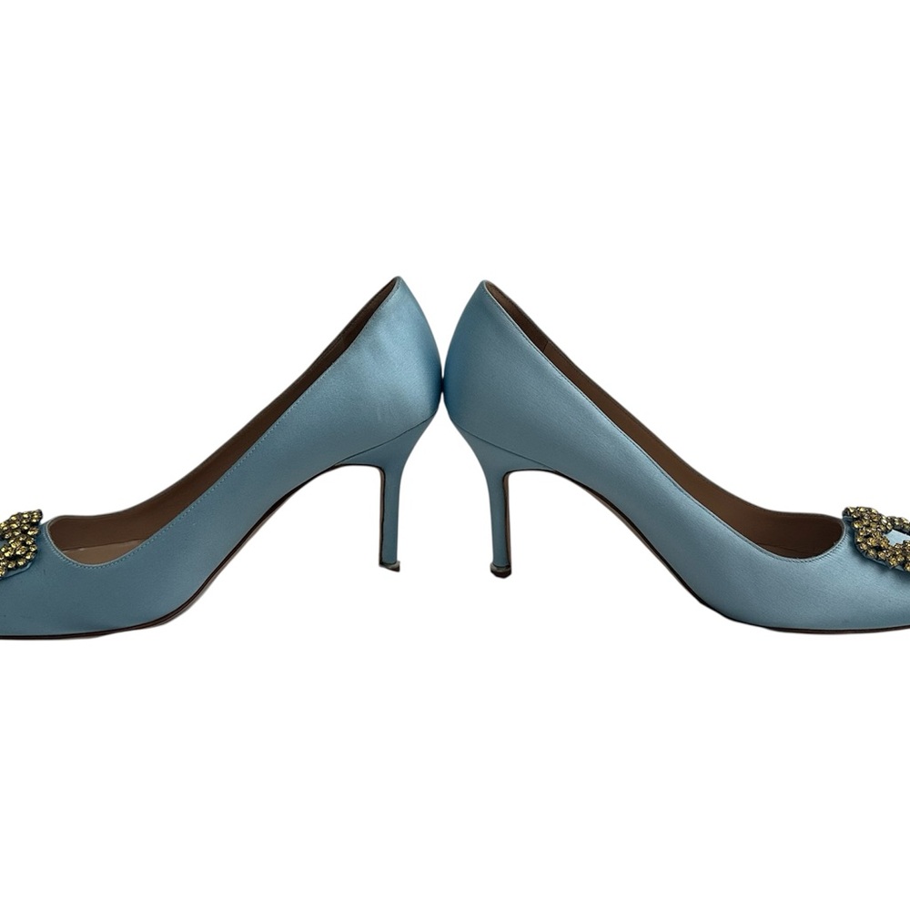 Manolo Blahnik Hangisi Pumps size 38 - Picture 4 of 5